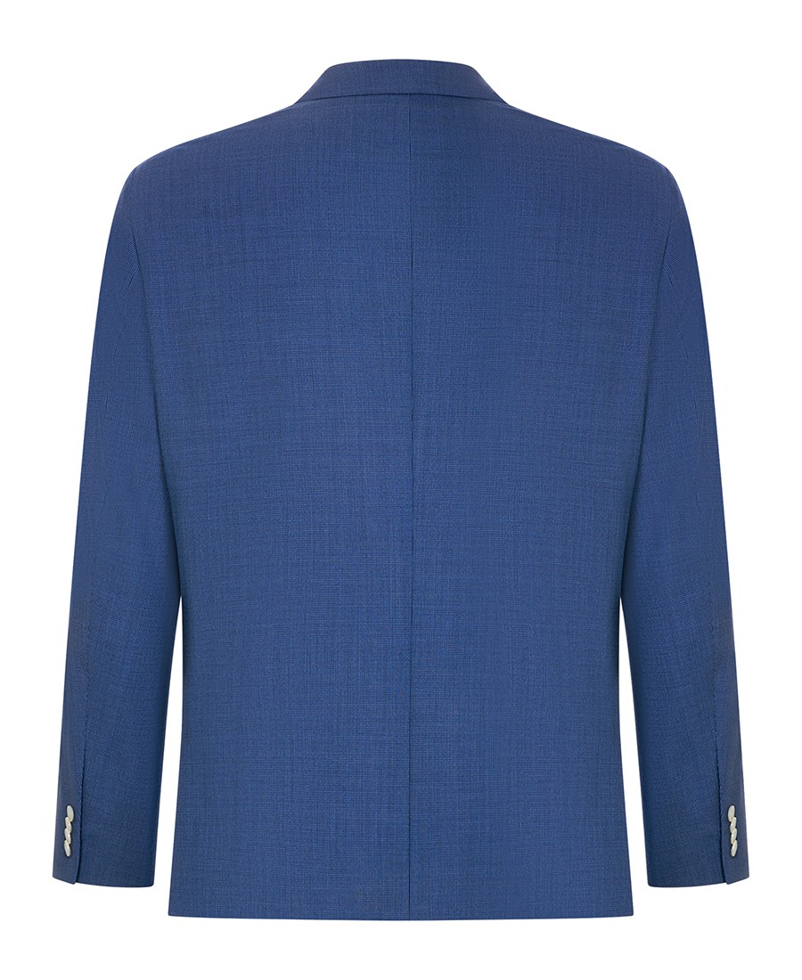 Kaiser Hoff PLUS SIZE Ανδρικό Σακάκι Regular Fit σε Μπλε Ραφ φωτογραφία