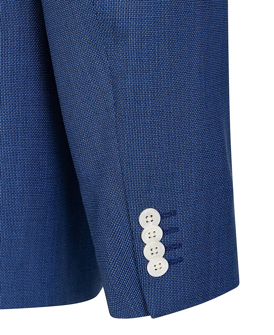 Kaiser Hoff PLUS SIZE Ανδρικό Σακάκι Regular Fit σε Μπλε Ραφ φωτογραφία