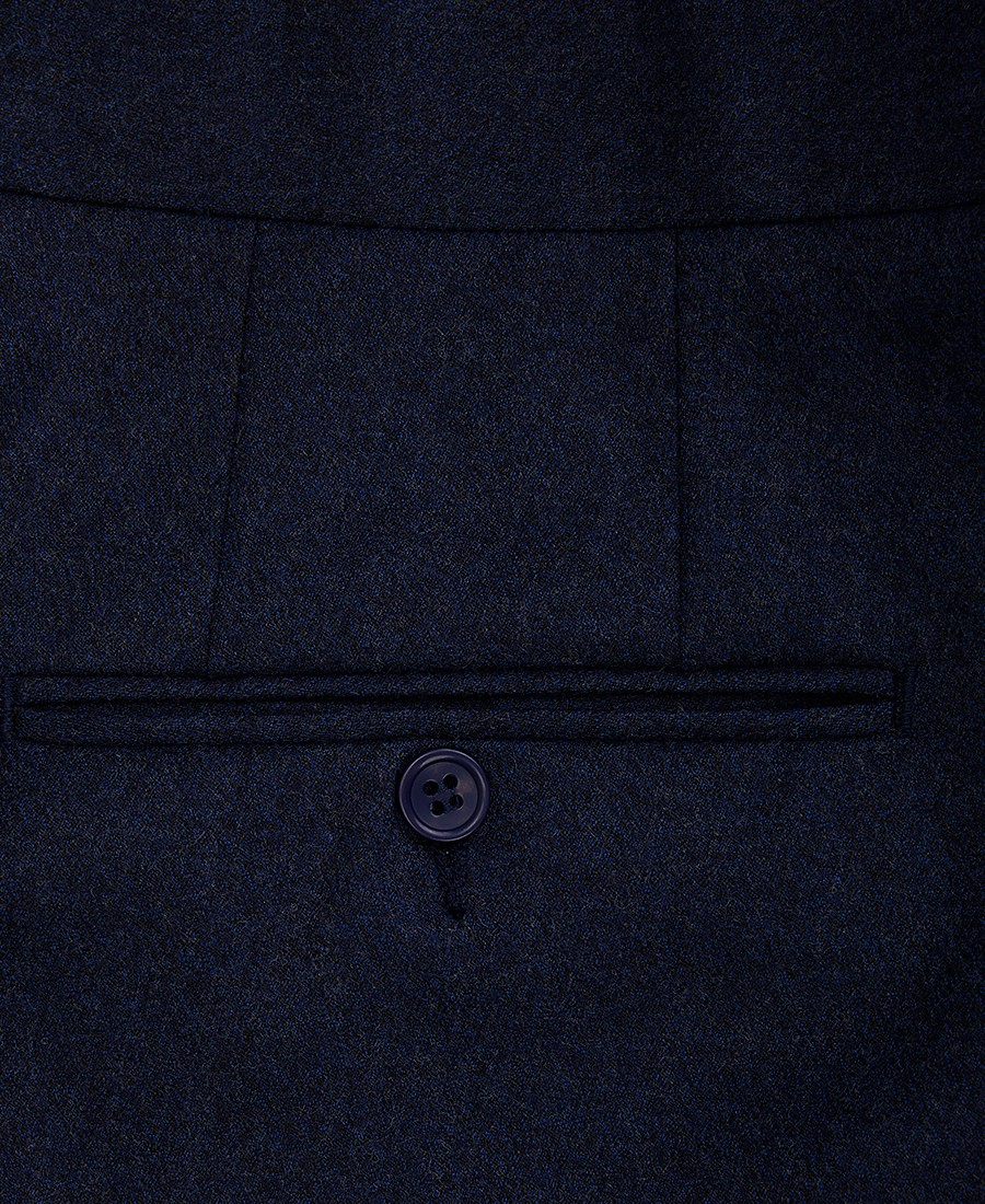 Kaiserhoff Plus Size Ανδρικό Παντελόνι Wool & Cashmere Modern Fit σε Σκούρο Μπλε φωτογραφία