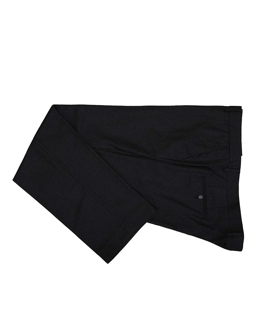 Kaiserhoff Kaiserhoff Plus Size Ανδρικό Παντελόνι Wool & Cashmere Modern Fit σε Μαύρο