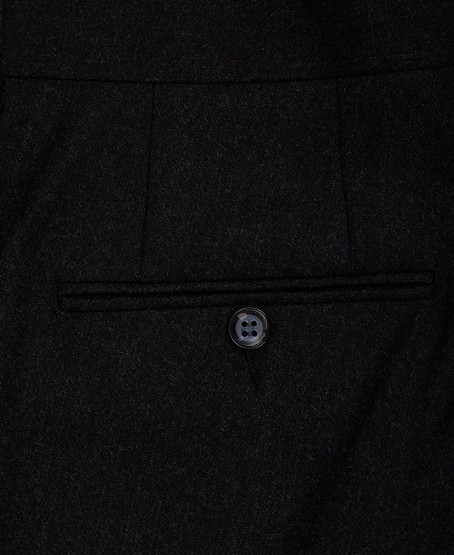 Kaiserhoff Plus Size Ανδρικό Παντελόνι Wool & Cashmere Modern Fit σε Μαύρο φωτογραφία