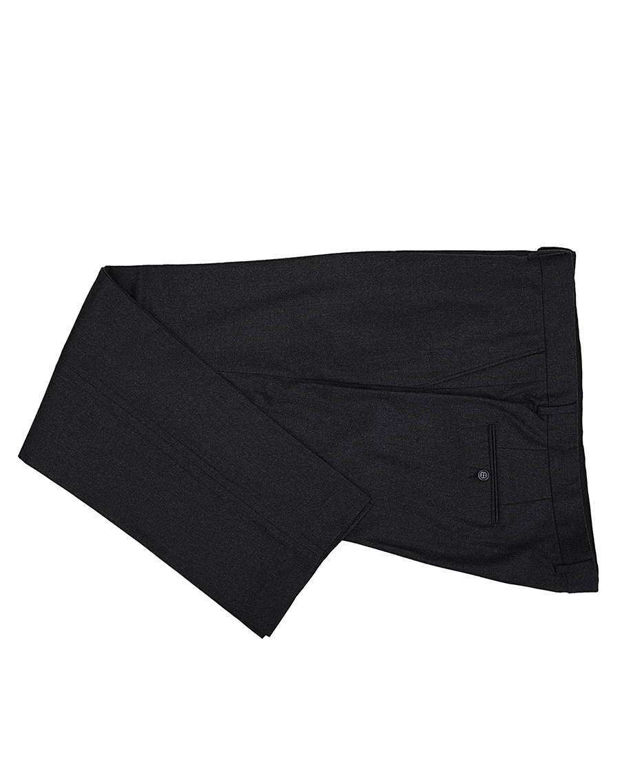 Kaiserhoff Plus Size Ανδρικό Παντελόνι Wool & Cashmere Modern Fit σε Σκούρο Γκρι