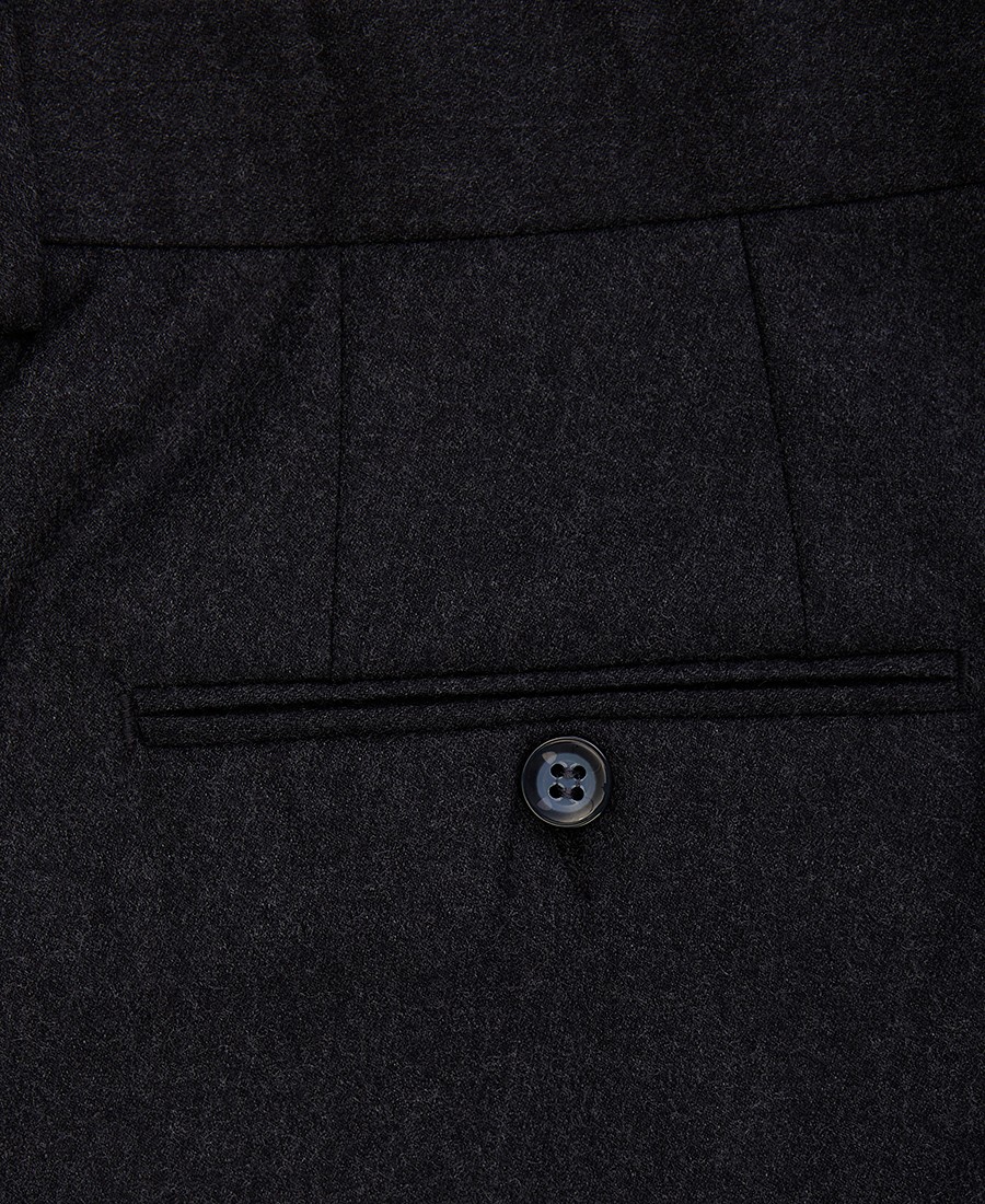 Kaiserhoff Plus Size Ανδρικό Παντελόνι Wool & Cashmere Modern Fit σε Σκούρο Γκρι φωτογραφία