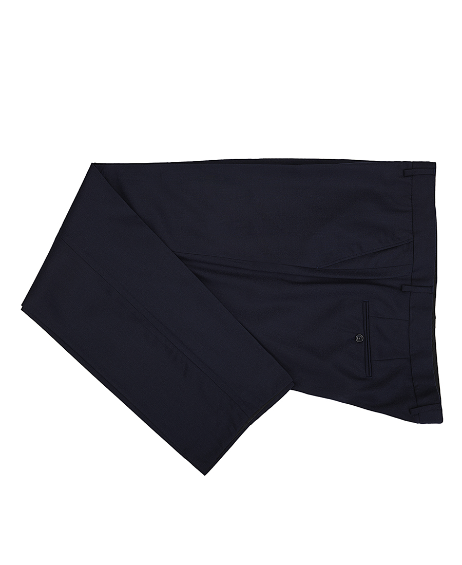 Kaiserhoff Kaiserhoff Plus Size Ανδρικό Παντελόνι Wool & Cashmere Modern Fit σε Σκούρο Μπλε