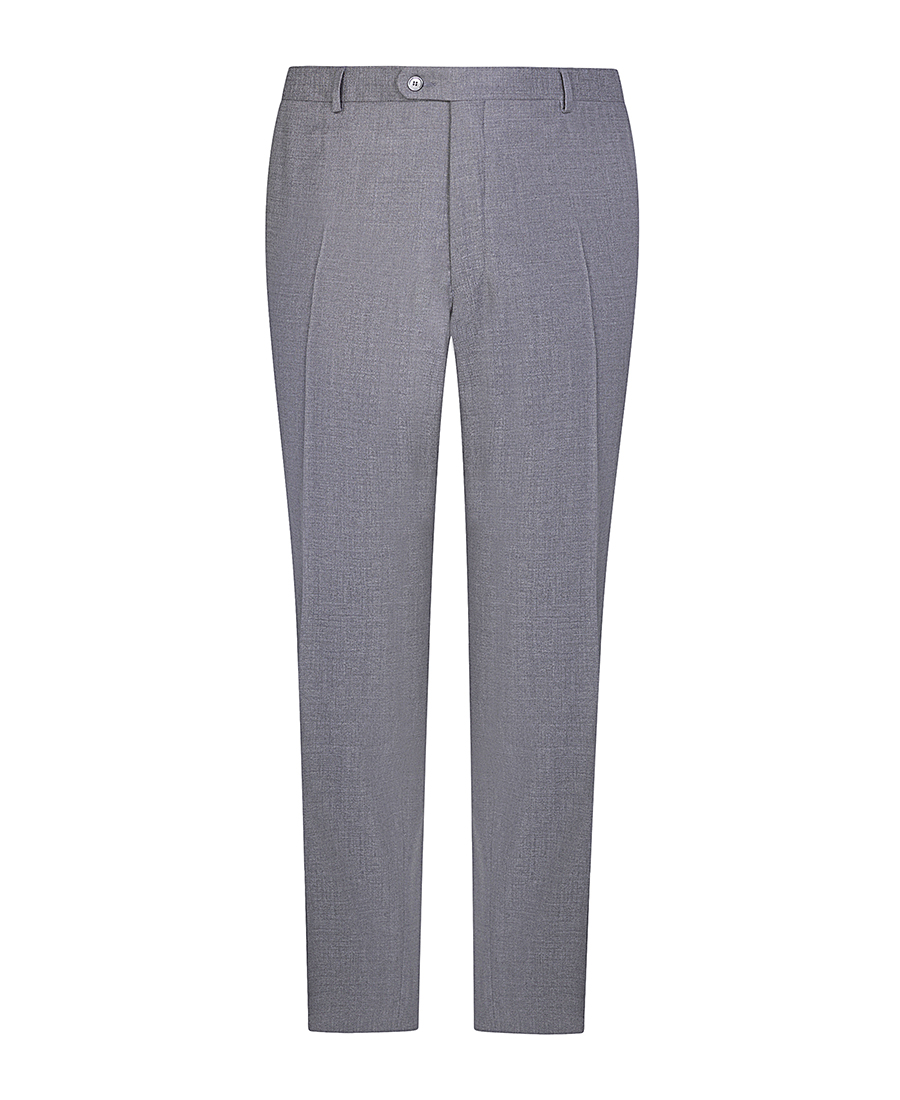 Kaiser Ηoff PLUS SIZE Ανδρικό Παντελόνι Wool Superfine σε Γκρι