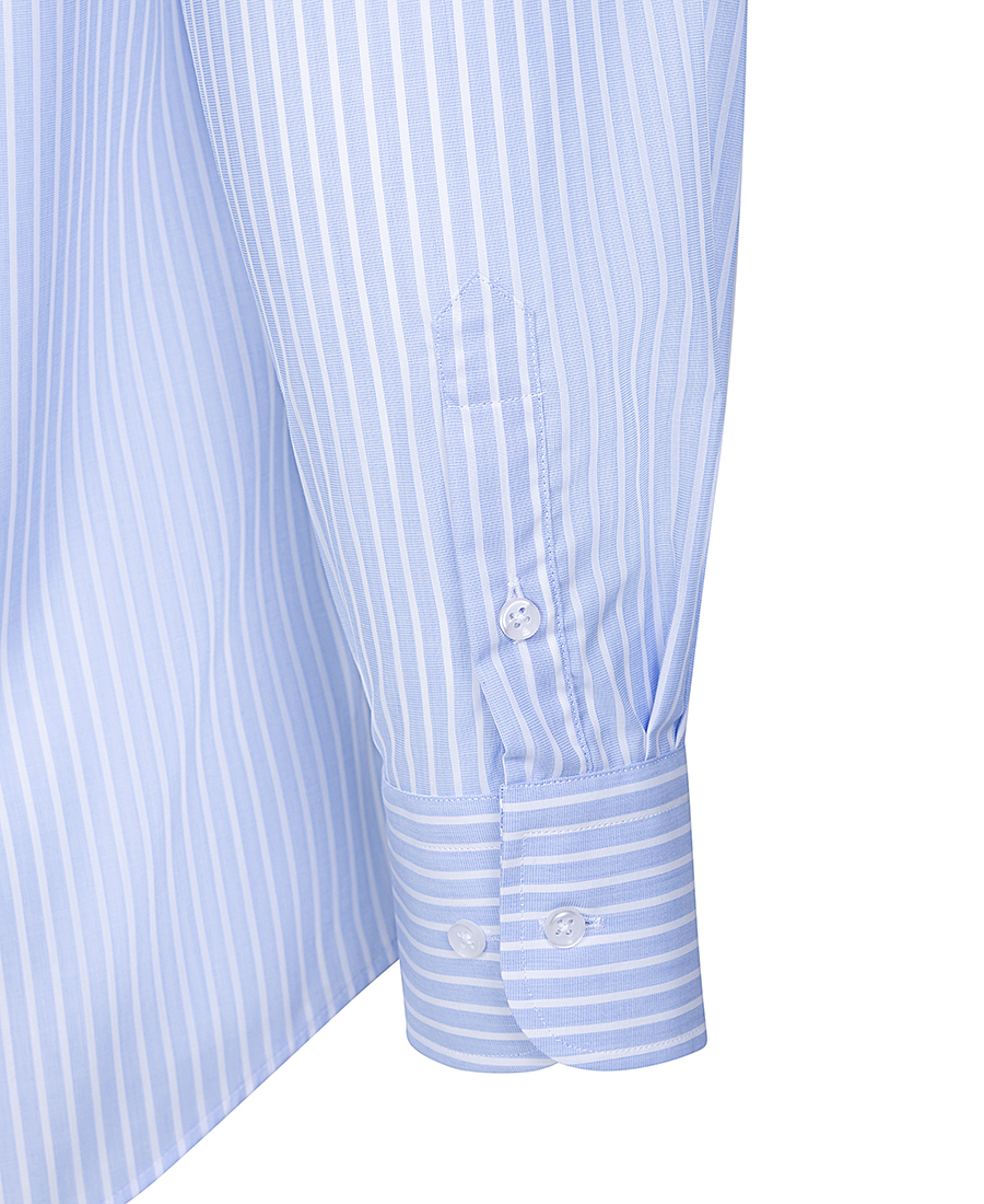 Vardas PLUS SIZE Ανδρικό Πουκάμισο Βαμβακερό Non Iron Με Ριγέ Σχέδιο φωτογραφία