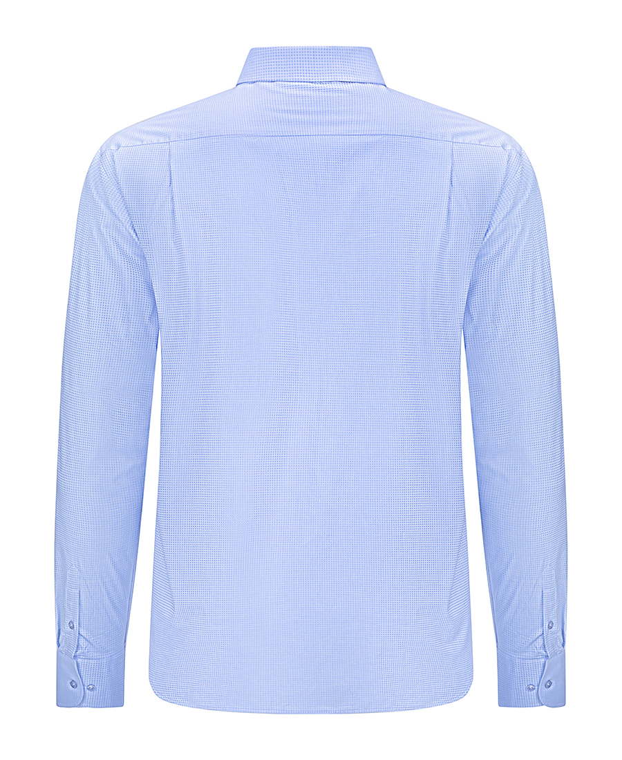 Vardas PLUS SIZE Ανδρικό Πουκάμισο Βαμβακερό Non Iron Με Μικροσχέδιο φωτογραφία