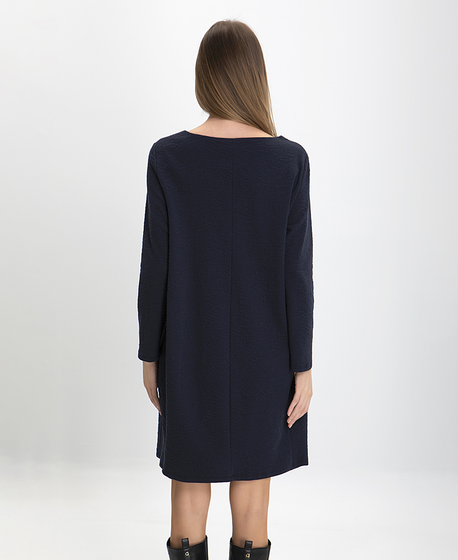 PLUS SIZE - Minimal Line Φόρεμα σε Μπλε φωτογραφία