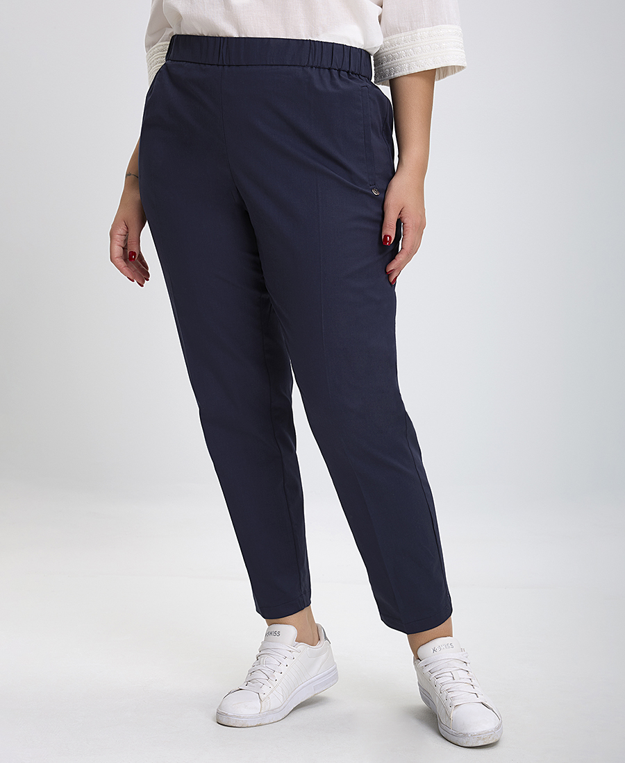 Luisa Viola PLUS SIZE - Παντελόνι σε Μπλε