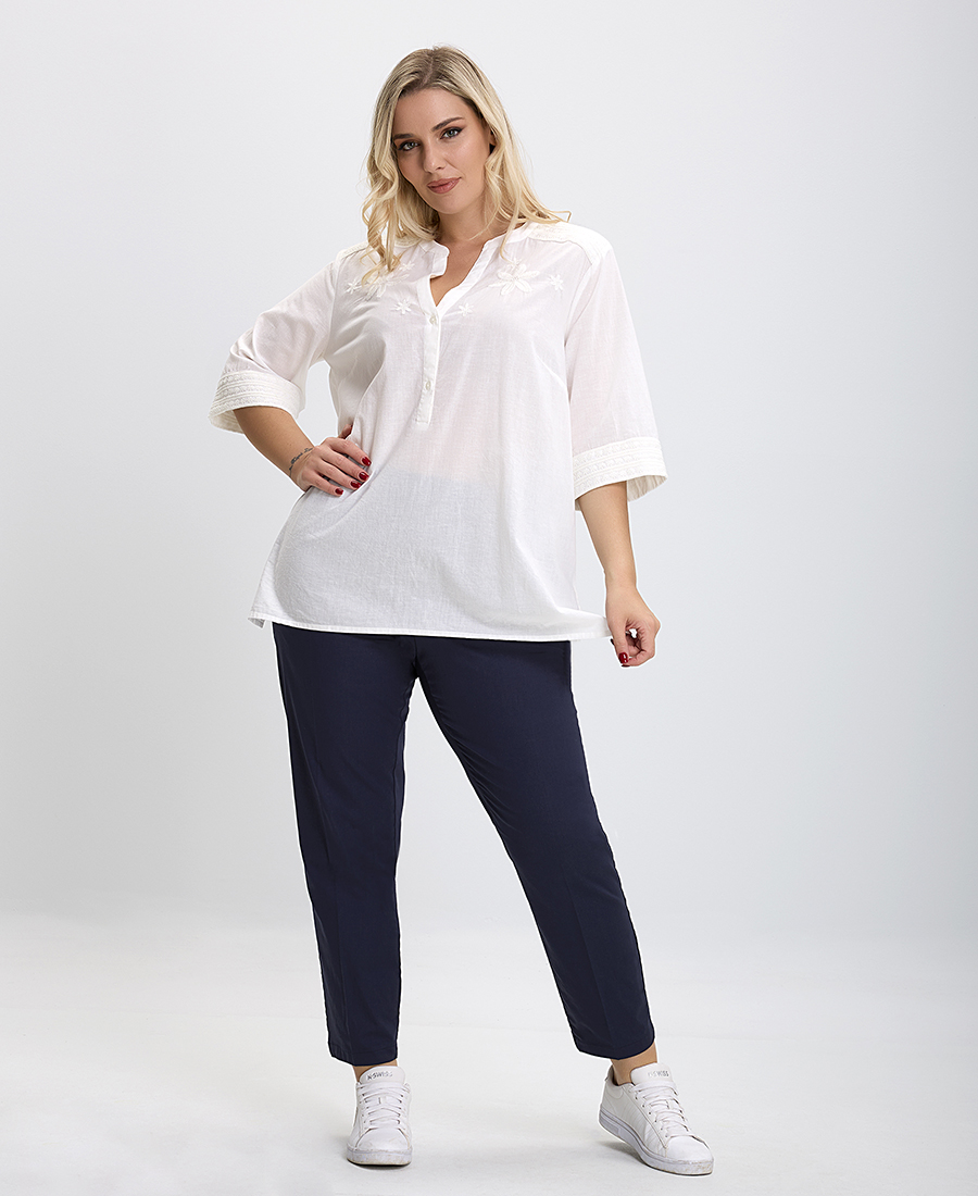 PLUS SIZE - Παντελόνι σε Μπλε φωτογραφία