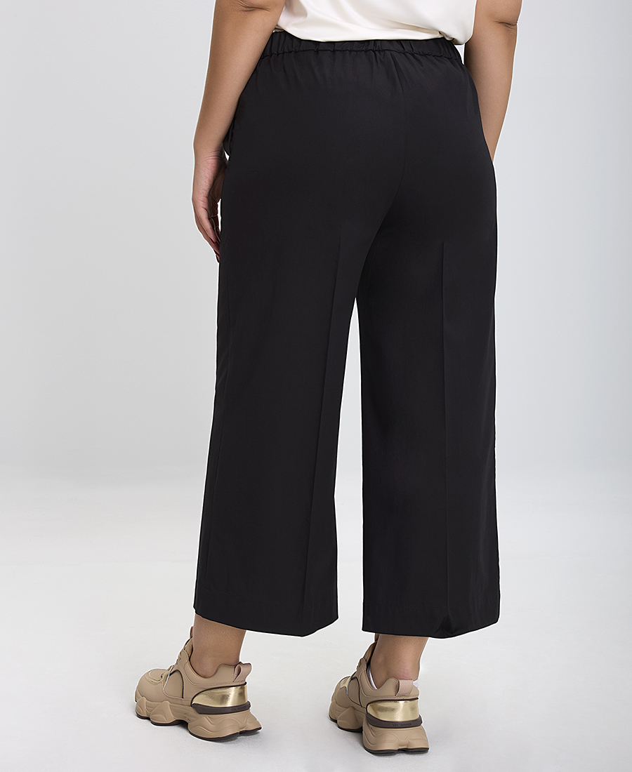 PLUS SIZE - Ζιπ Κιλότ σε Μαύρο φωτογραφία