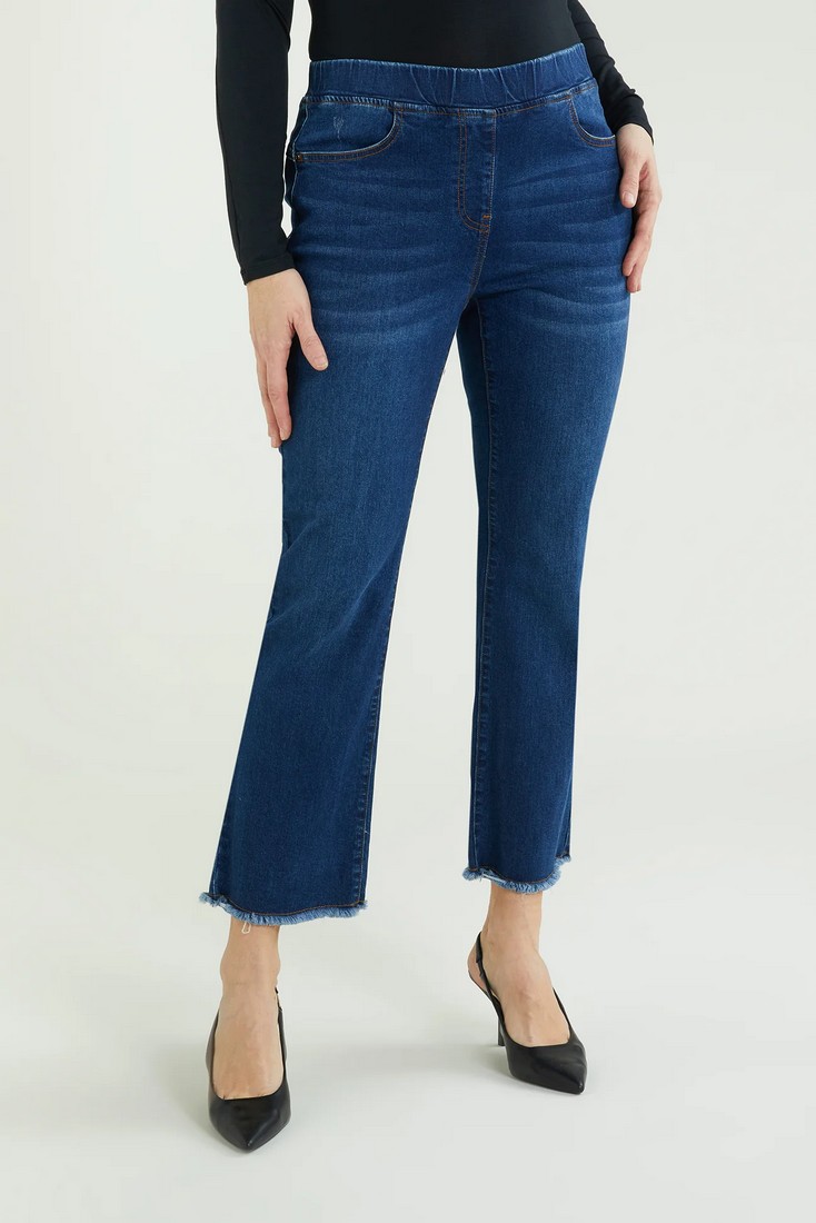 Luisa Viola PLUS SIZE - Παντελόνι Jean Kick Flare