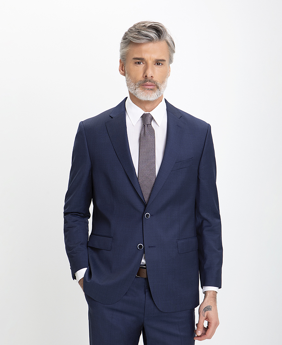 Vardas Ανδρικό Κοστούμι Ermenegildo Zegna Modern Fit σε Μπλε φωτογραφία