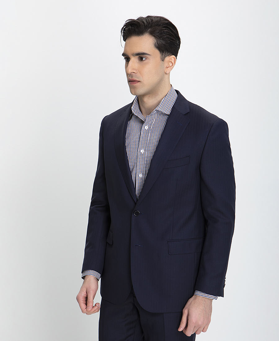 Κοστούμι Ριγέ Modern Fit φωτογραφία