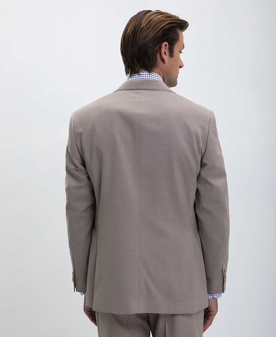Κοστούμι με Μικροσχέδιο Modern Fit σε Μπεζ φωτογραφία