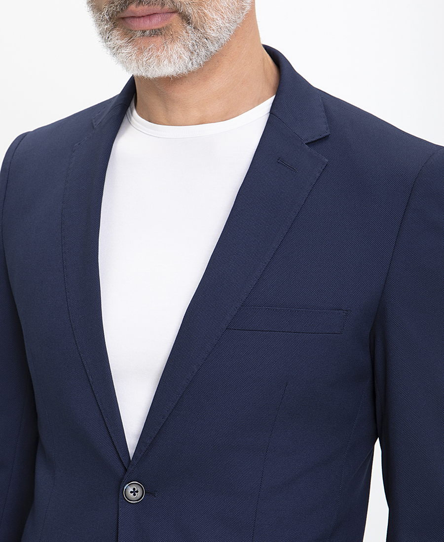 Donini Ανδρικό Κοστούμι με Μικροσχέδιο Slim Fit φωτογραφία