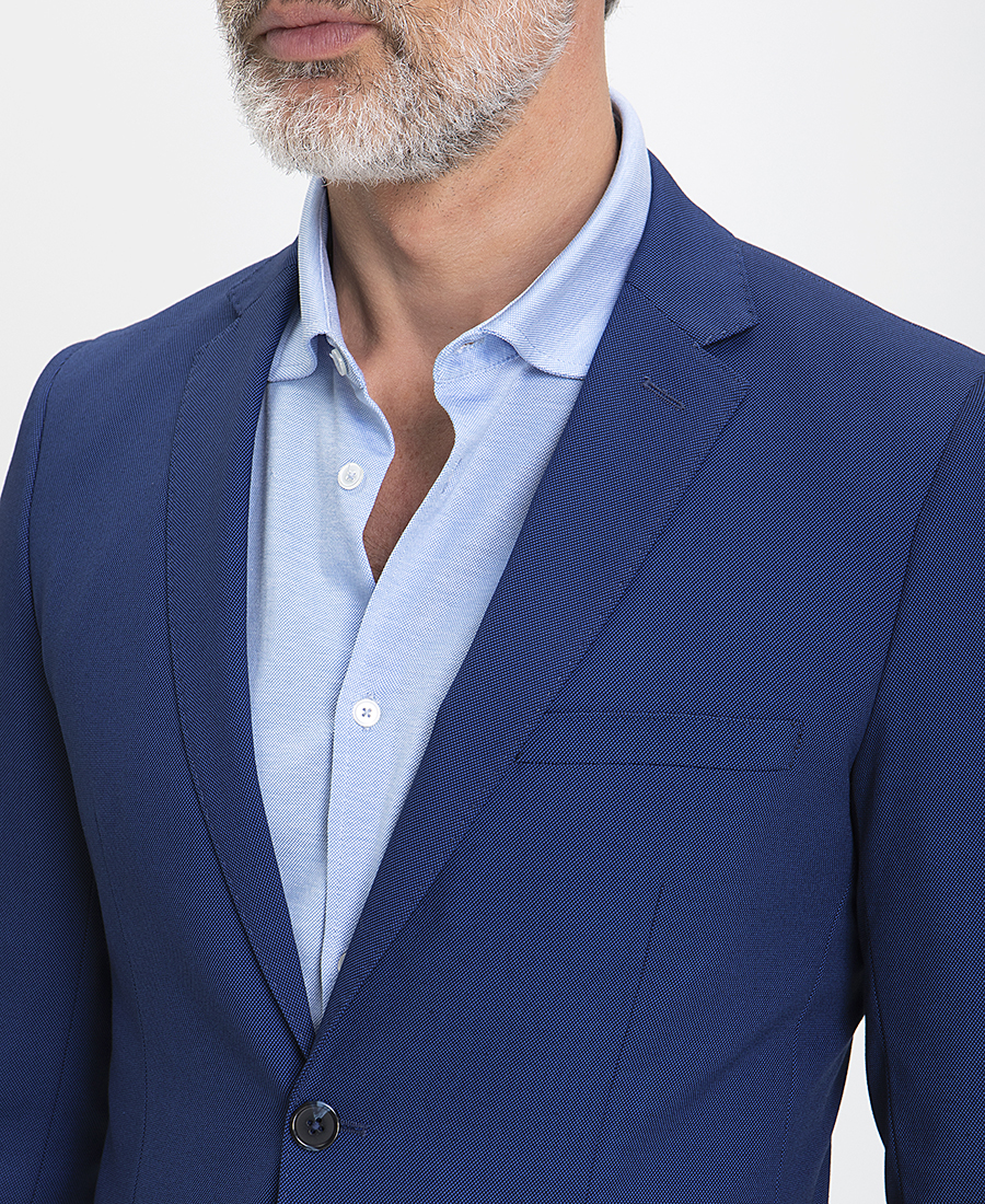 Donini Ανδρικό Κοστούμι με Μικροσχέδιο Slim Fit φωτογραφία