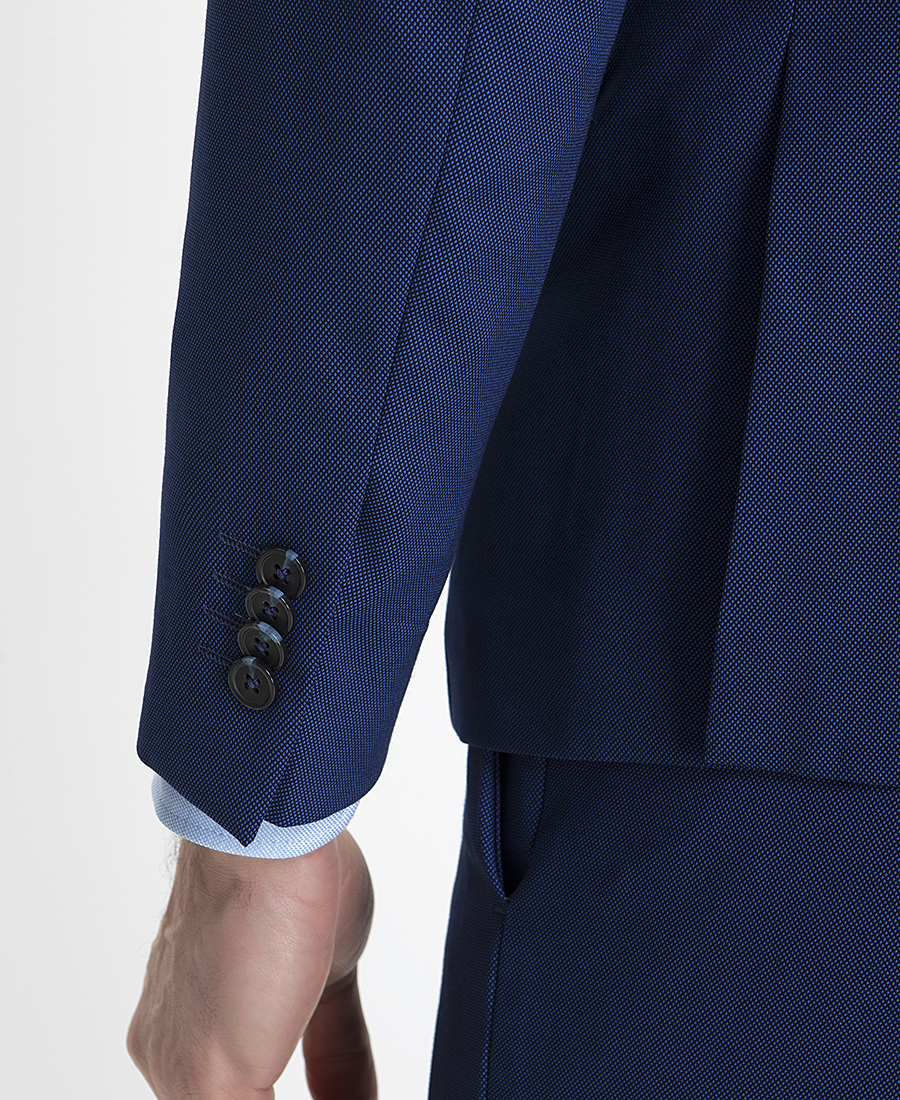 Donini Ανδρικό Κοστούμι με Μικροσχέδιο Slim Fit φωτογραφία