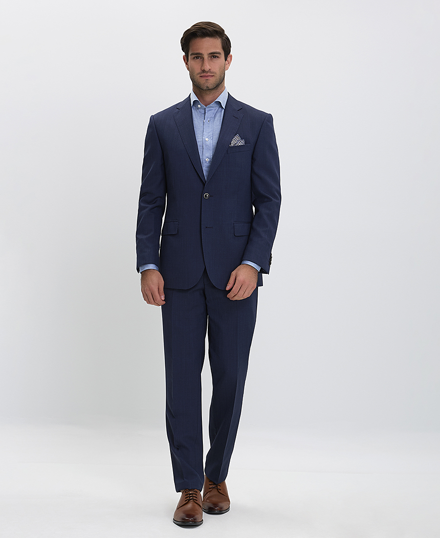 Ανδρικό Κοστούμι σε Μπλε Modern Fit