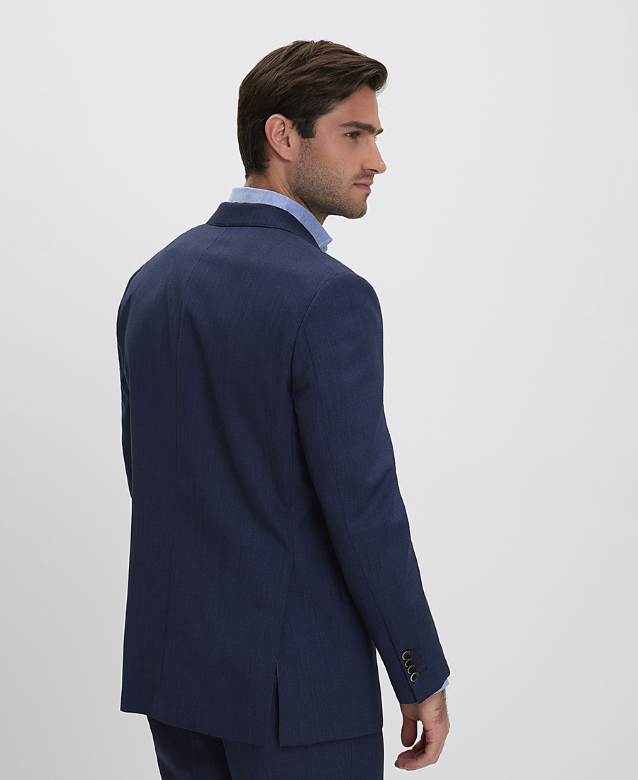 Ανδρικό Κοστούμι σε Μπλε Modern Fit φωτογραφία