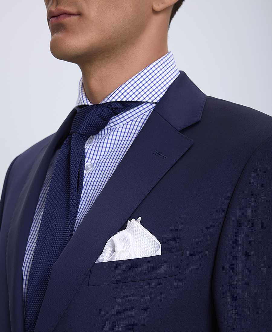 Κοστούμι Mπλε Σκούρο Κλασική Γραμμή φωτογραφία