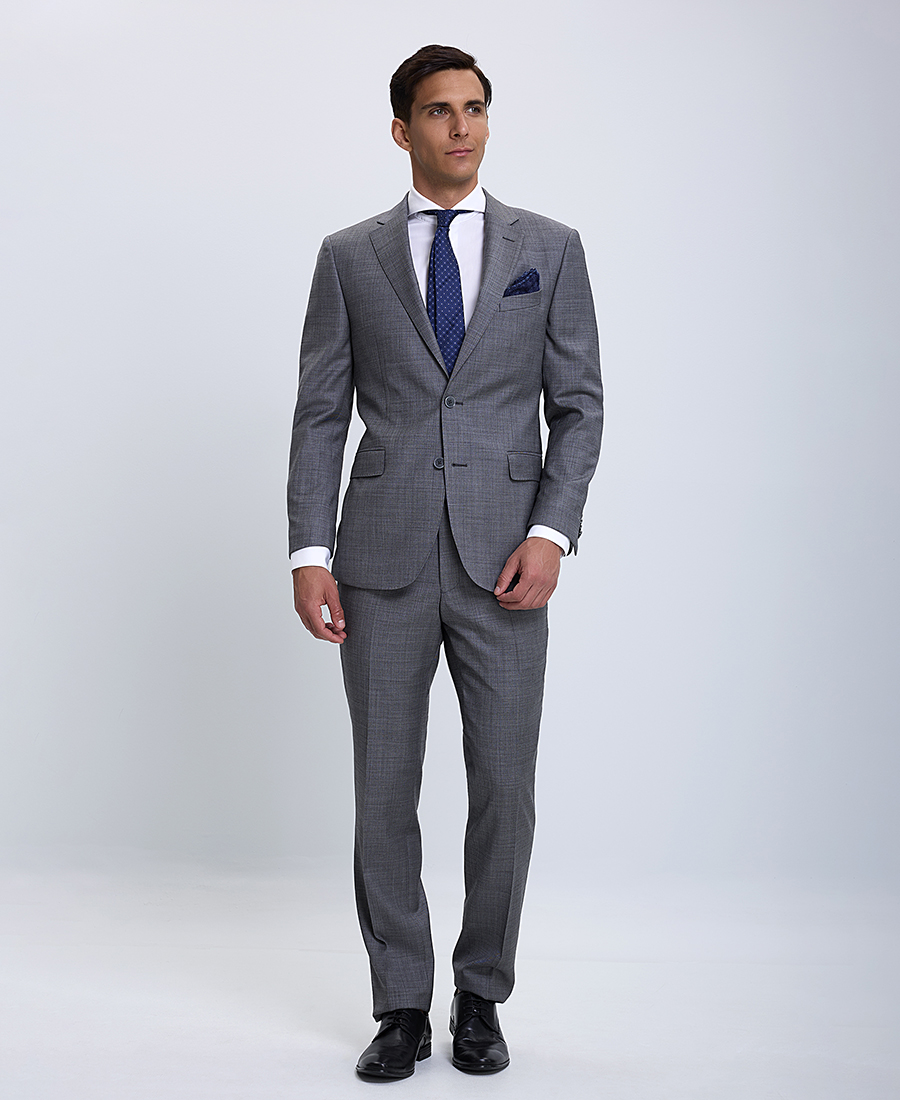 Kaiserhoff Γκρι Κοστούμι σε Κλασική Γραμμή
