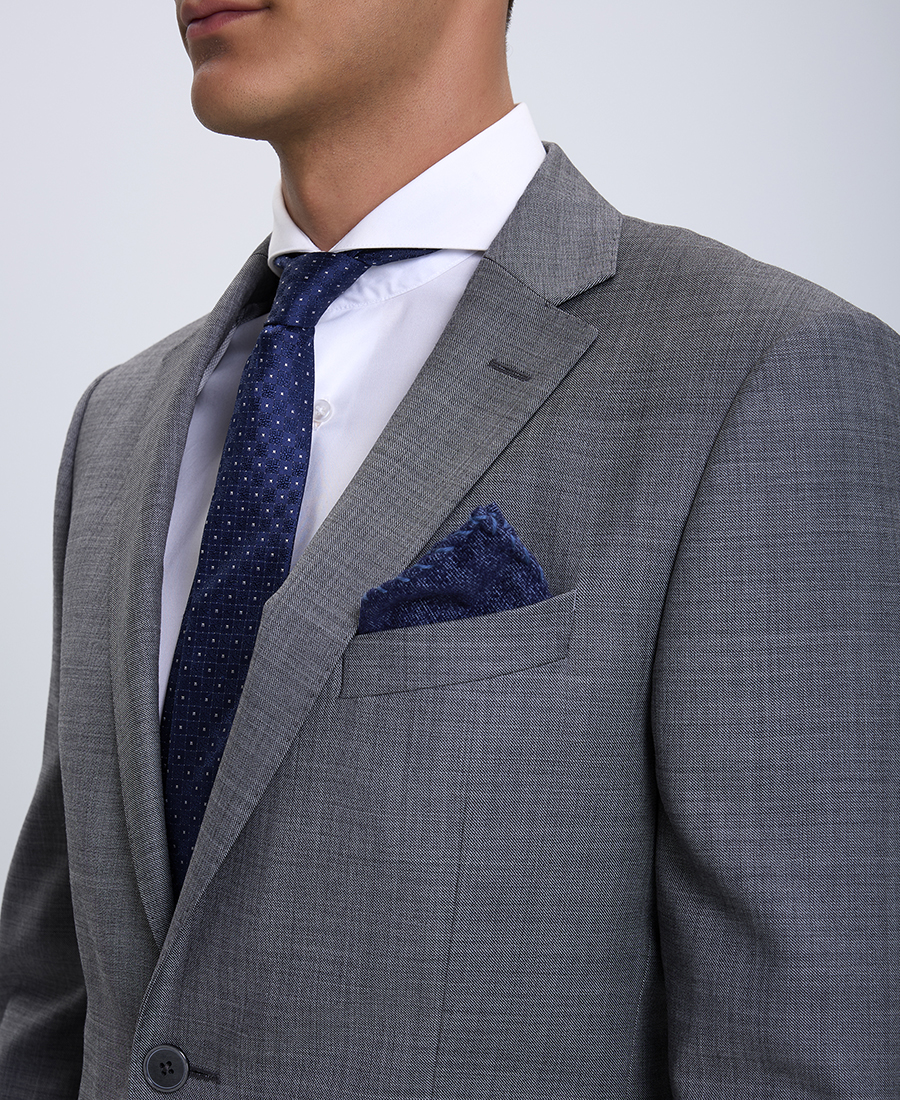 Γκρι Κοστούμι σε Κλασική Γραμμή φωτογραφία