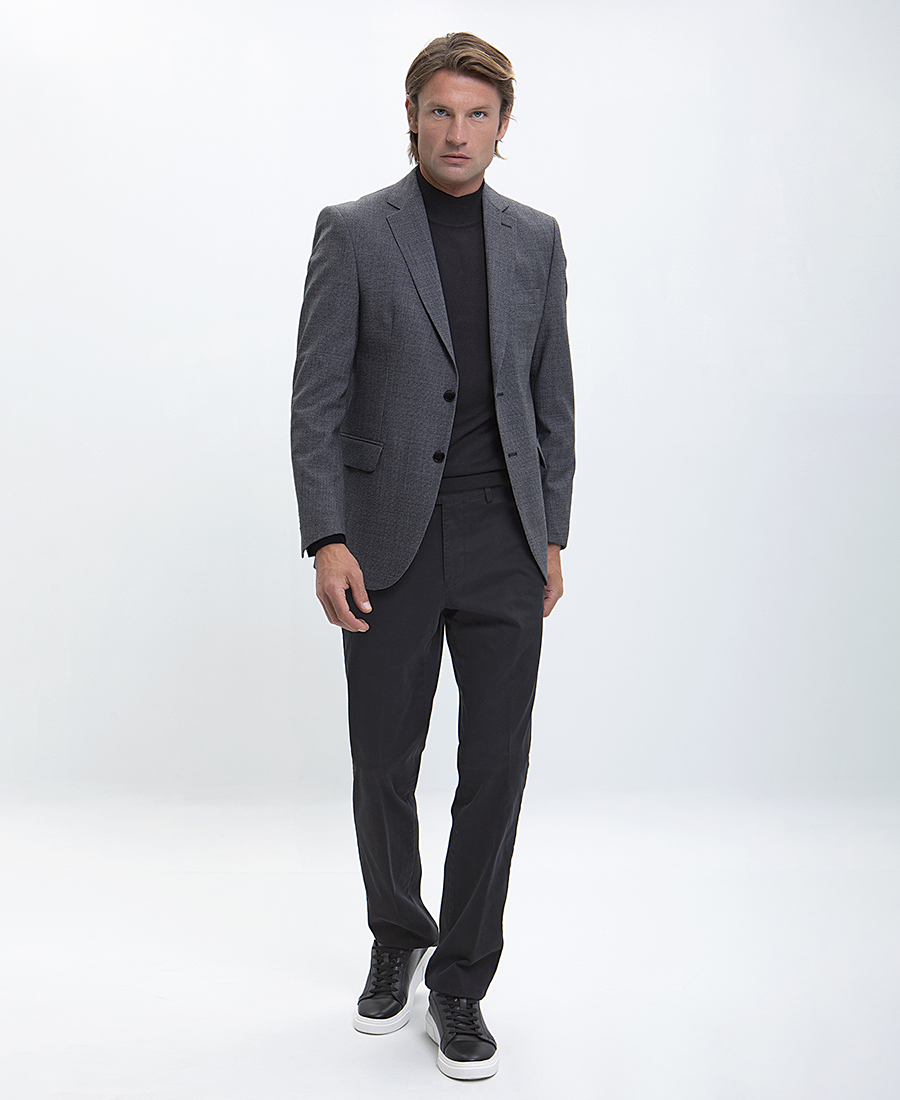 Vardas Σακάκι Slim Fit σε Μαύρο φωτογραφία