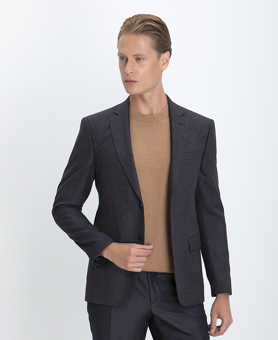 Donini Σακάκι με Μικροσχέδιο Slim Fit