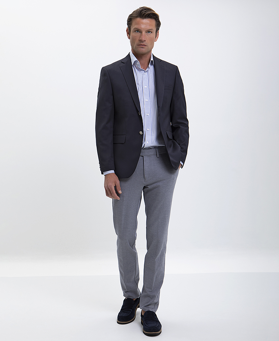 Blazer Σακάκι Slim Fit σε Μπλε φωτογραφία