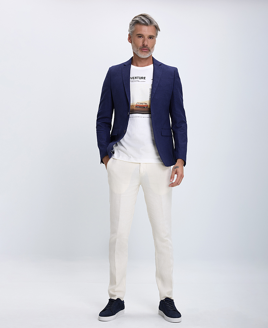 Winfield Ανδρικό Σακάκι με Μικροσχέδιο Modern Fit φωτογραφία