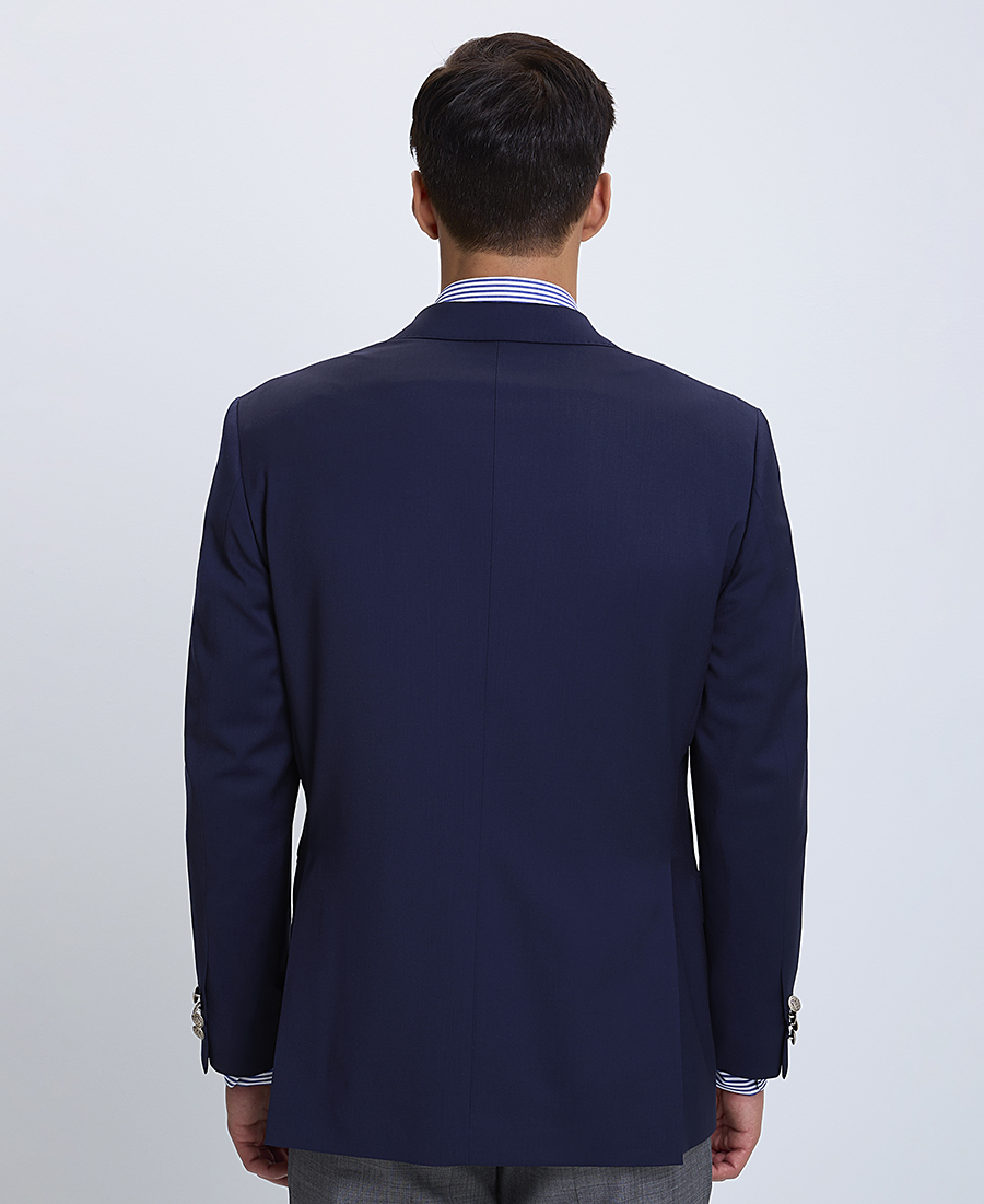 Σακάκι Σκούρο Μπλε σε Κλασική Γραμμή φωτογραφία