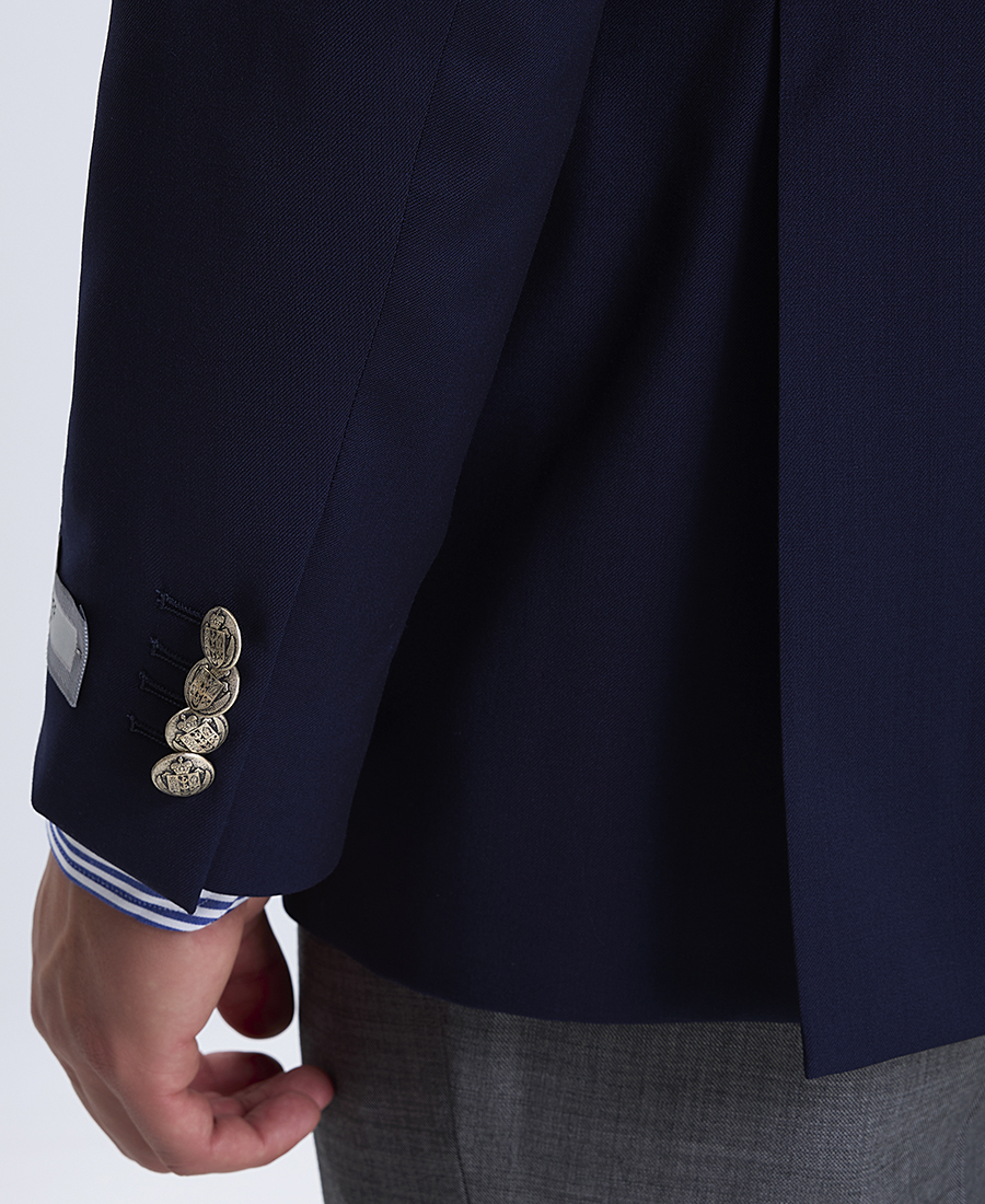 Σακάκι Σκούρο Μπλε σε Κλασική Γραμμή φωτογραφία