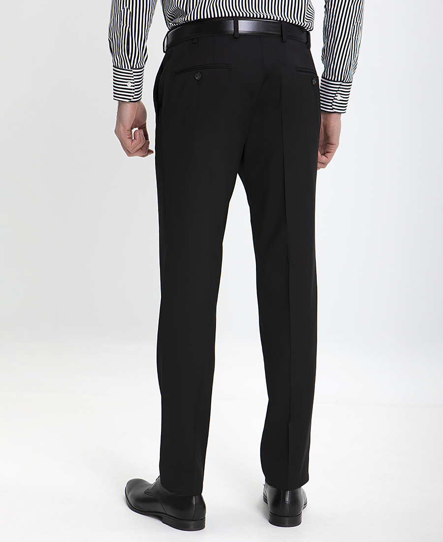 Vardas Formal Παντελόνι Slim Fit σε Μαύρο φωτογραφία