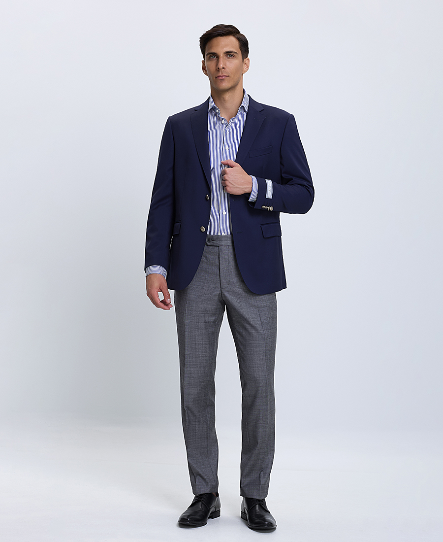 Παντελόνι Κλασικής Γραμμής Γκρι φωτογραφία