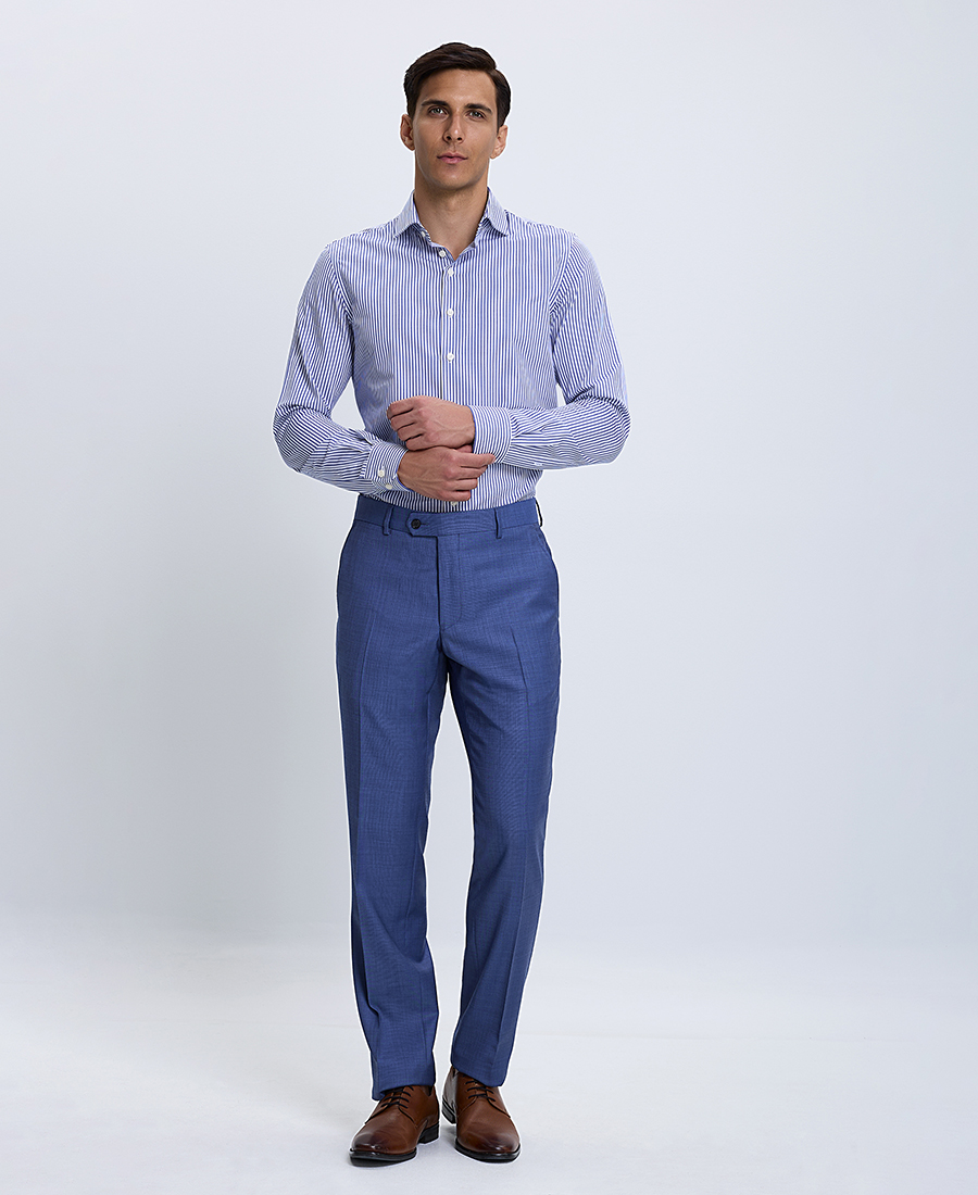 Παντελόνι Κλασικής Γραμμής Ανοιχτό Μπλε φωτογραφία