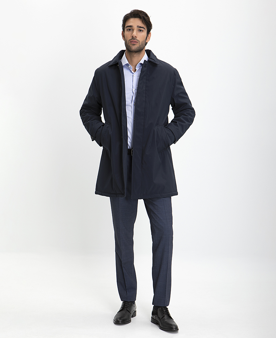 Minimal line Trench Coat Modern Fit φωτογραφία