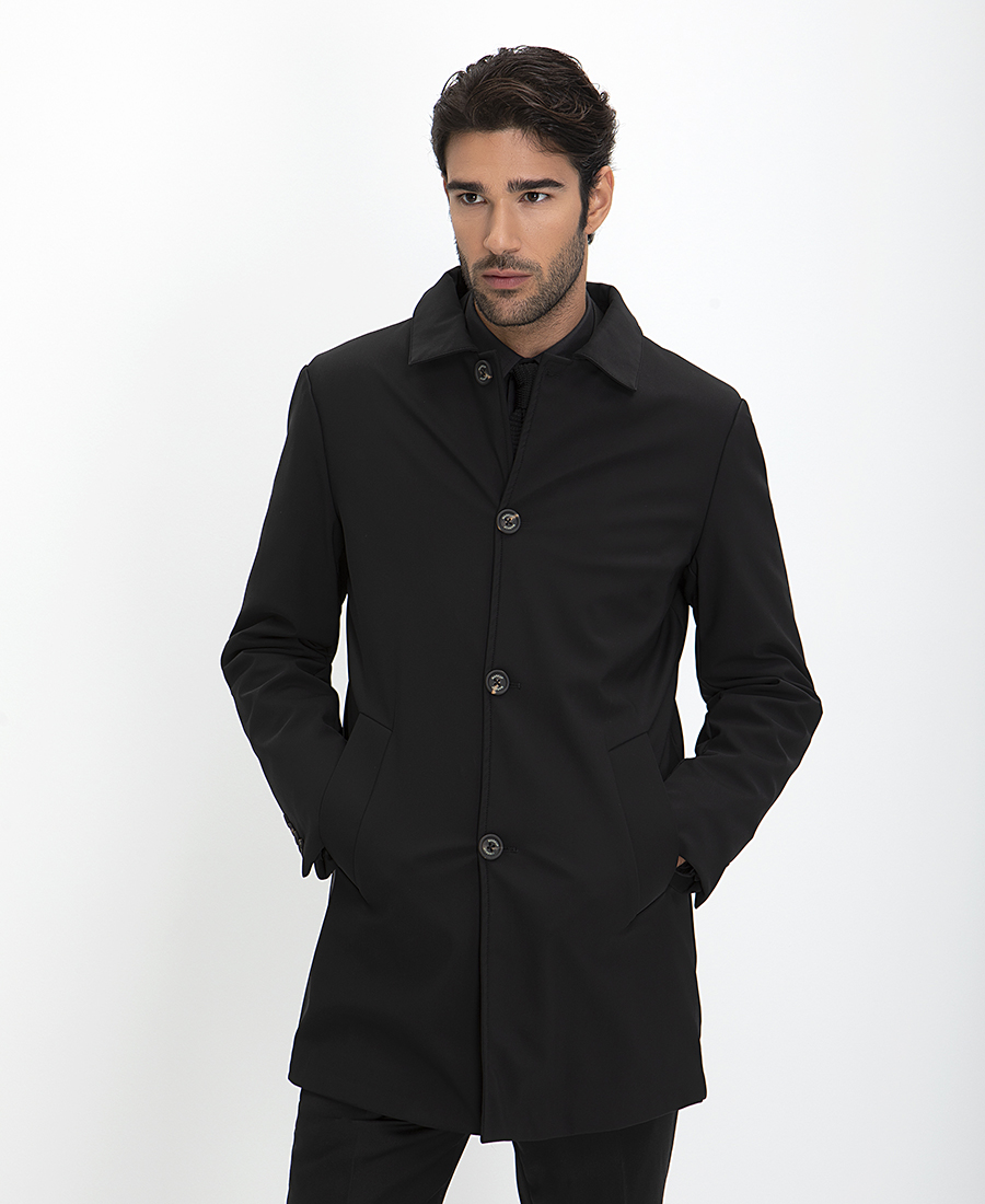 MarkUp MarkUp Minimal Line Trench Coat Modern Fit