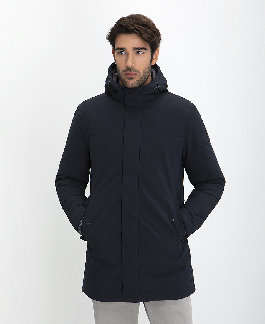 Parka Jacket Modern Fit με Κουκούλα