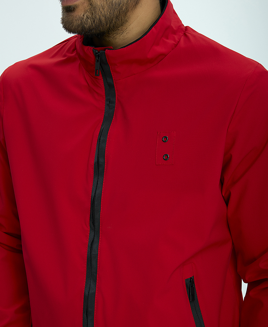 Bomber Jacket Modern Fit σε Κόκκινο φωτογραφία