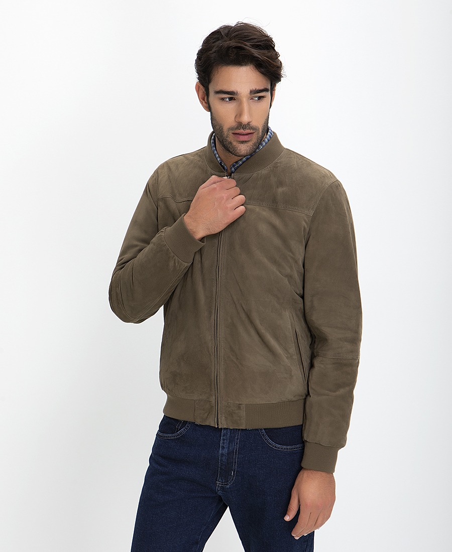 Kaiserhoff Suede Βomber Jacket