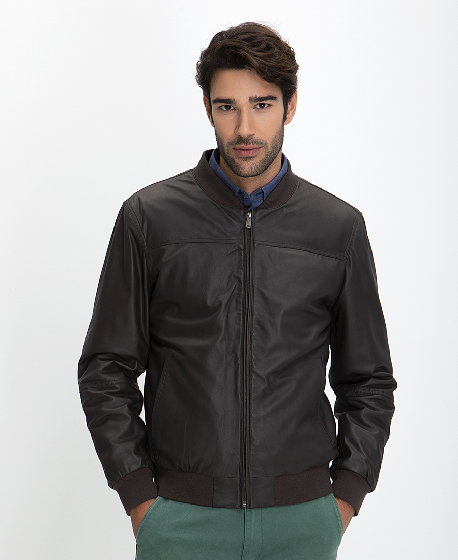 Kaiserhoff Βοmber Jacket Δερμάτινο Modern Fit