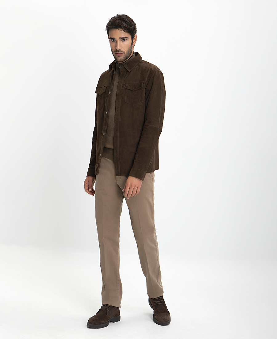 Suede Jacket Modern Fit φωτογραφία