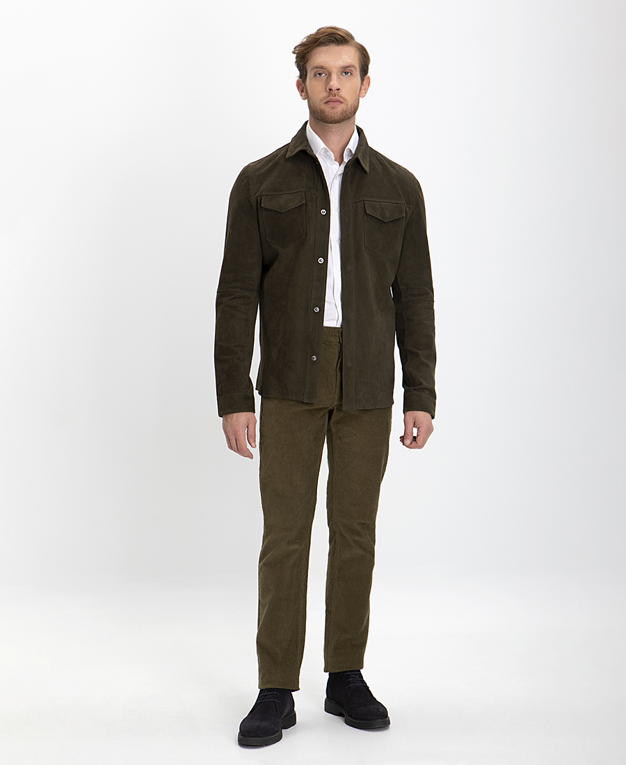 Suede Jacket Modern Fit φωτογραφία