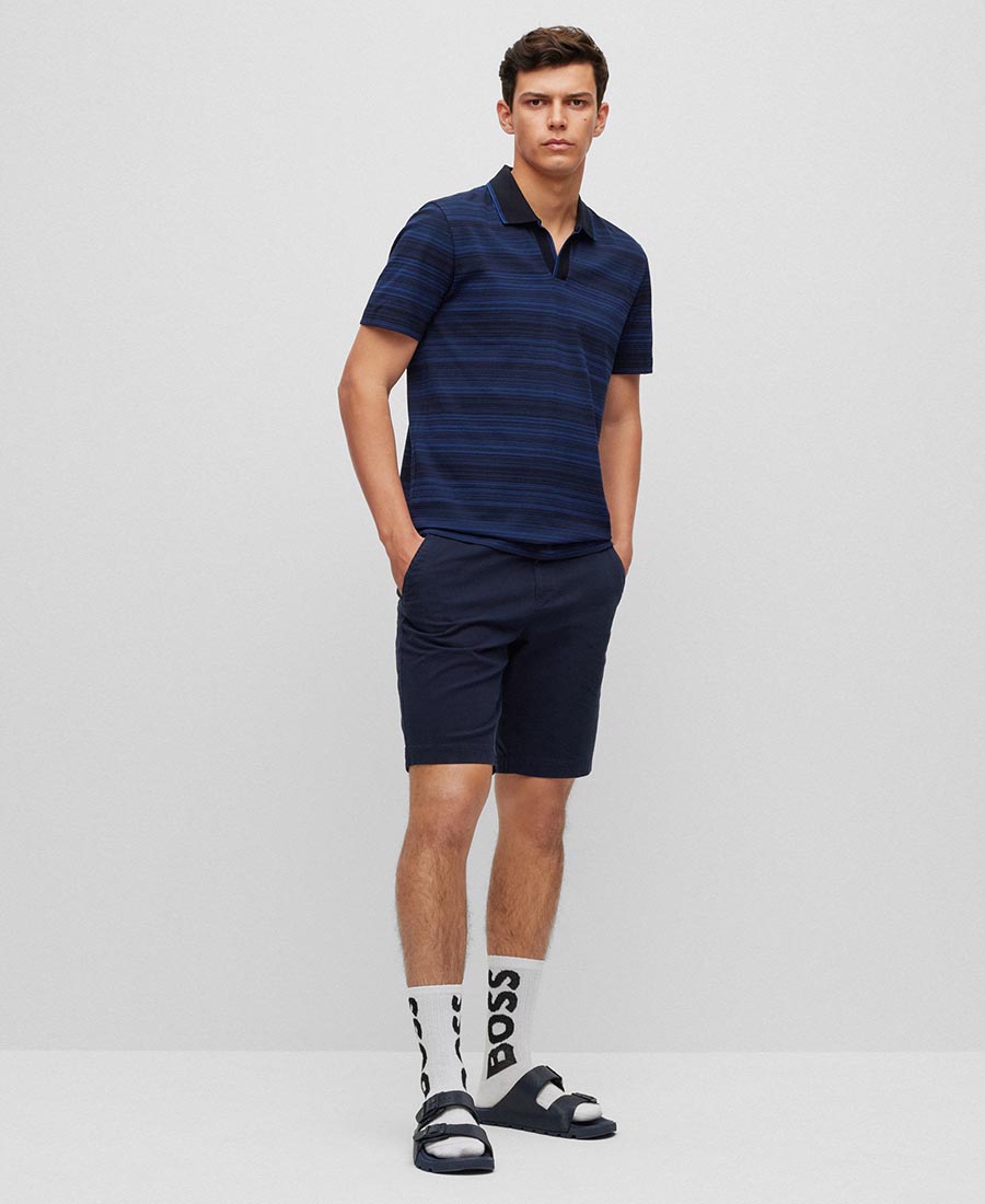 Boss Shorts in Stretch Cotton Gabardine φωτογραφία