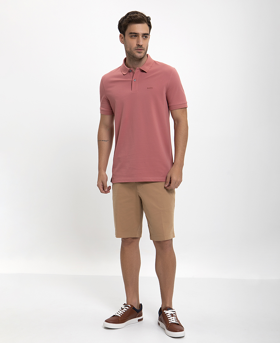 Boss Shorts in Stretch Cotton Gabardine φωτογραφία