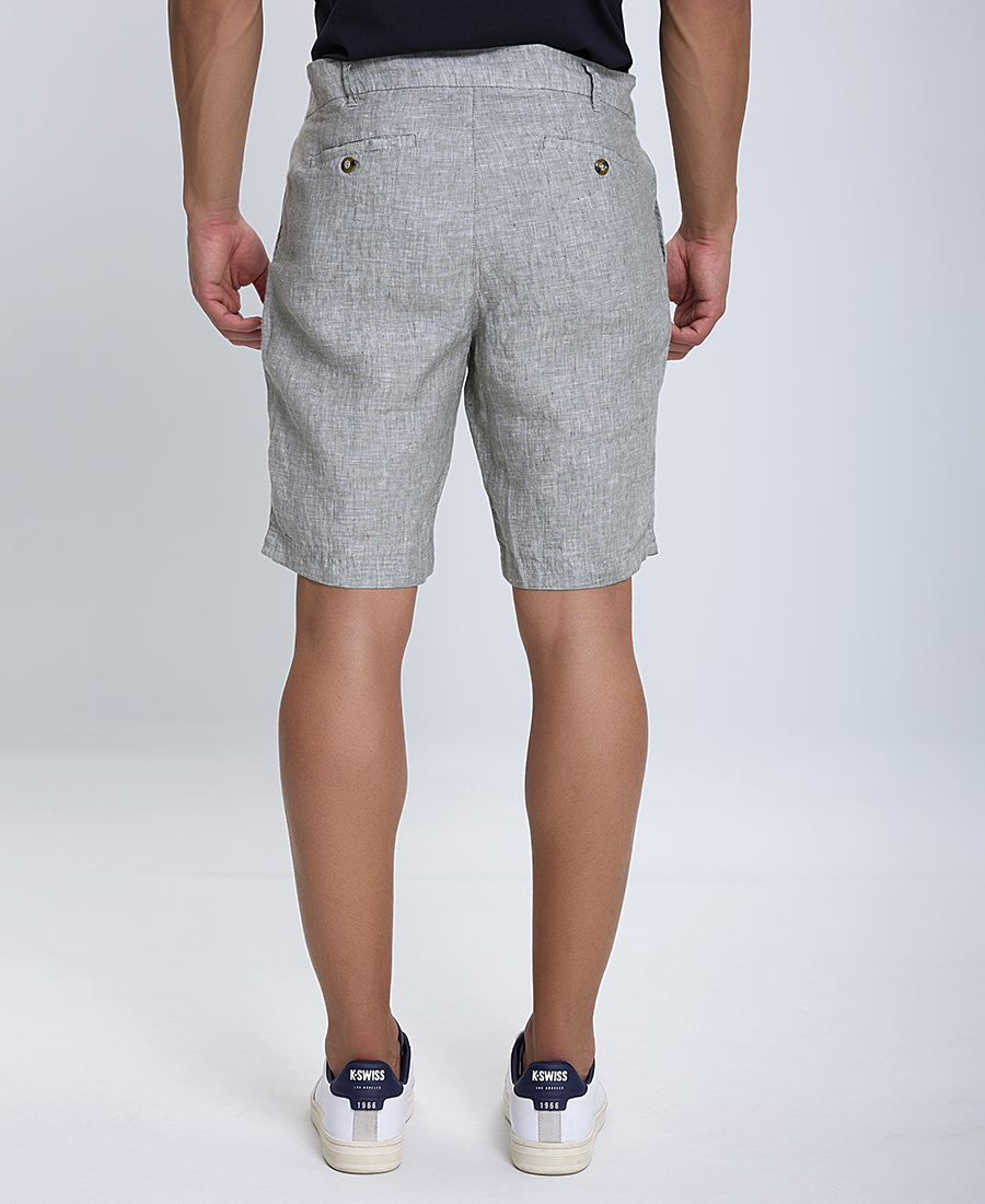 Λινή Βερμούδα με Κορδόνι φωτογραφία