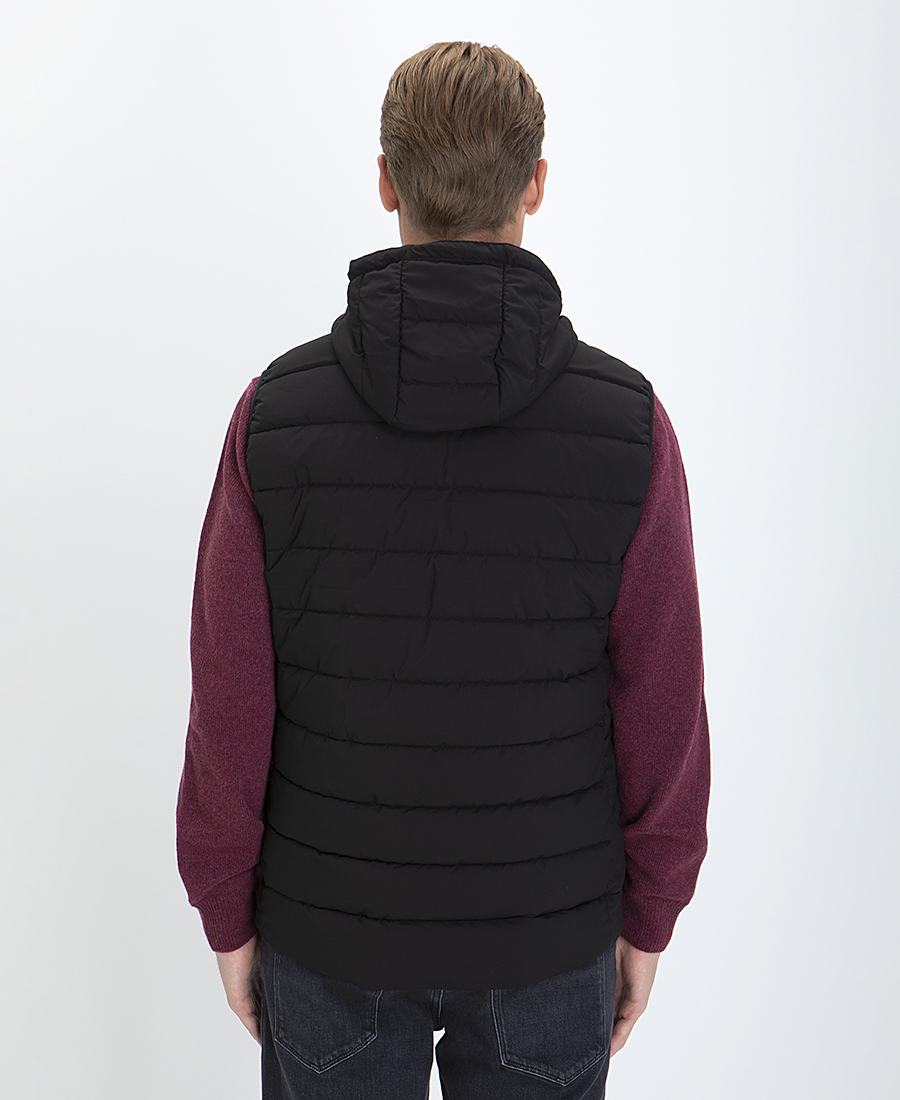 Puffer Γιλέκο με Κουκούλα Modern Fit φωτογραφία