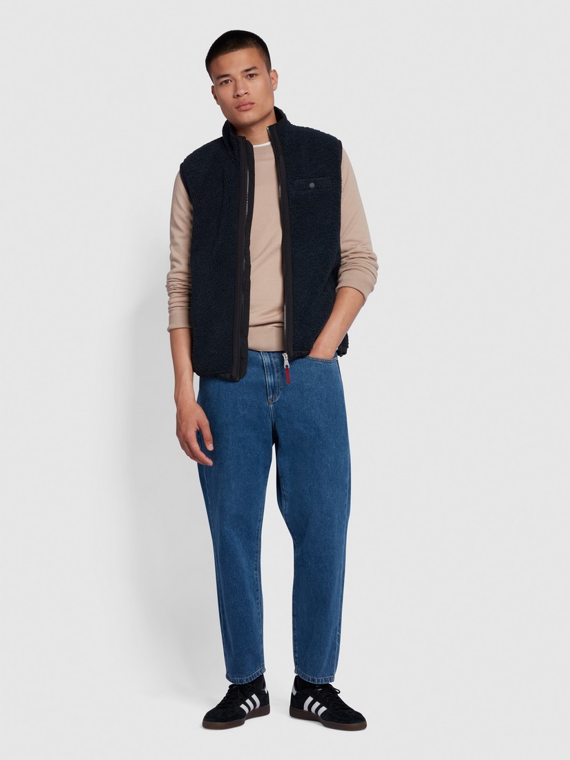 Farah Fleece Γιλέκο σε Μπλε Σκούρο φωτογραφία