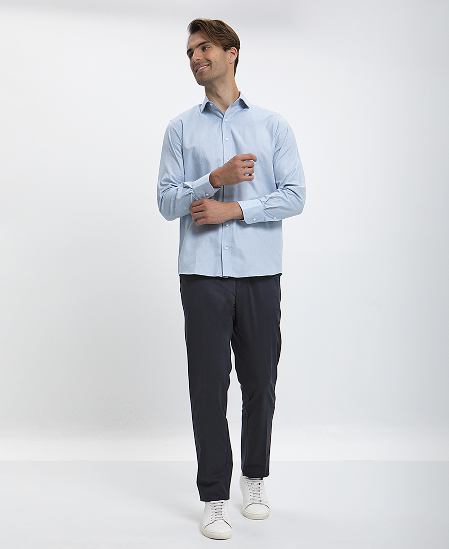 Παντελόνι Chinos Modern Fit σε Μπλε φωτογραφία